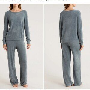 Barefoot Dreams Gray sweater and sweatpants Set